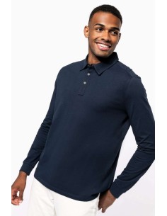 K-KA264-Polo en jersey tricoté à manches longues 2